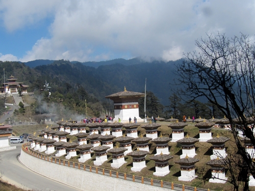 Beautiful view of monasteries